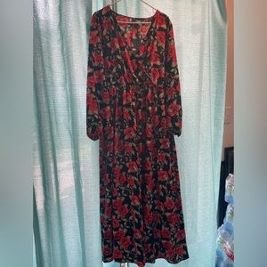 Gorgeous long plus size rose dress